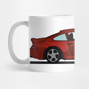 Porsche 911 993 Carrera Guards Red Mug